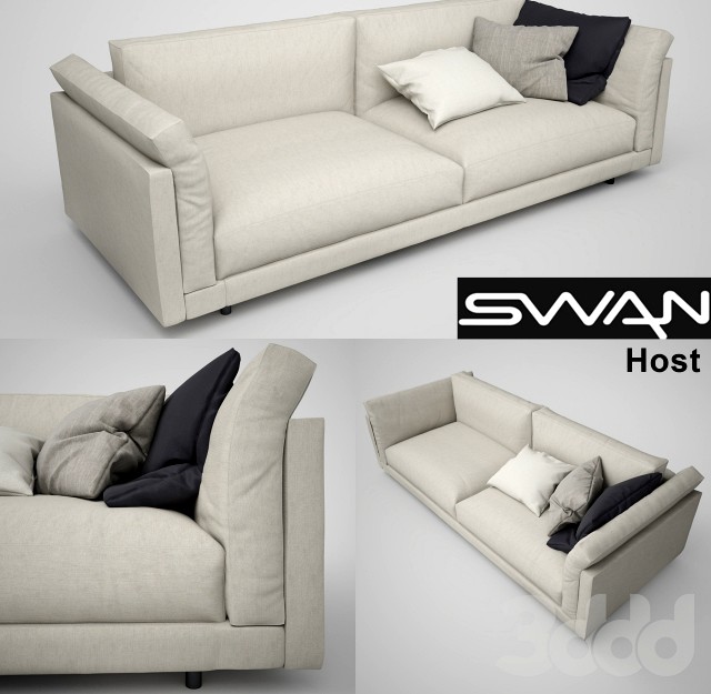 SWAN Host sofa L206