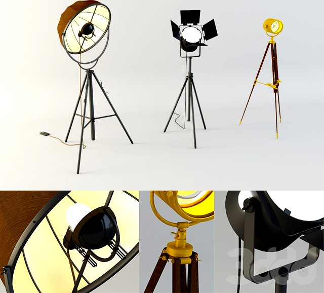 collection of lamps studio