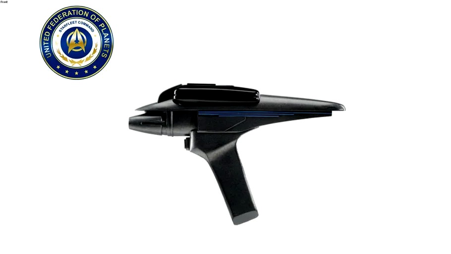 Star Trek Weapons - The Search for Spock - Type 2 Hand Phaser Final Design (2285)