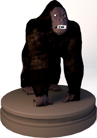 Gorilla Model+Rig