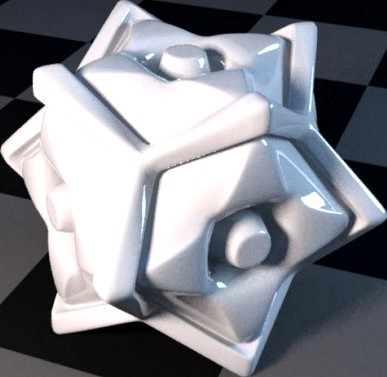 Cube-Star Doodle - Material Tests Object