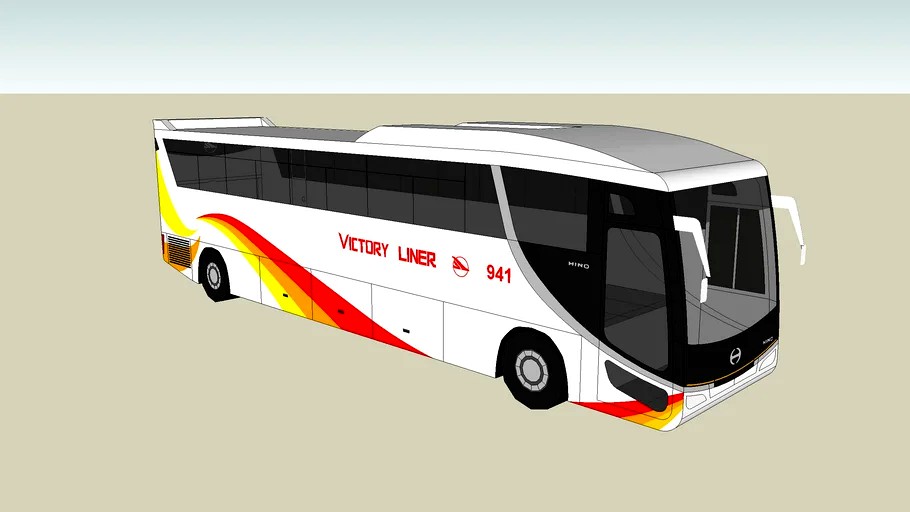 Hino Selega in Victory liner livery