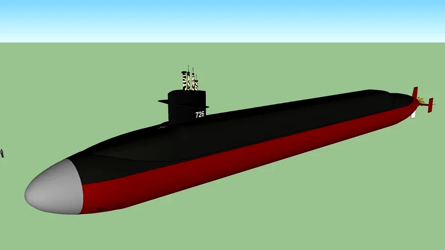 Ohio class ballistic missile submarine