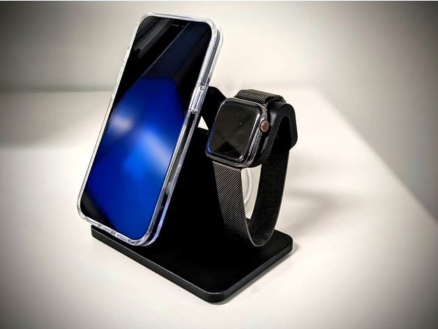 MagSafe iPhone and Apple Watch charging stand by GrevTech