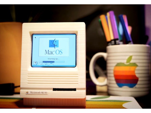 Tiny SE/30 Mac for a Raspberry Pi Zero W (remix) by MacintoshLibrarian