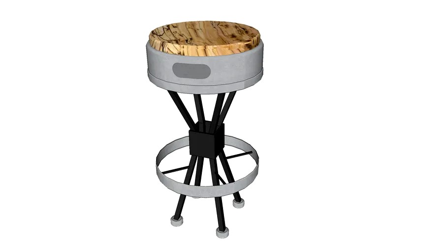 Beer Keg Bar Stool