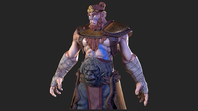 Monkey King game ready PBR character