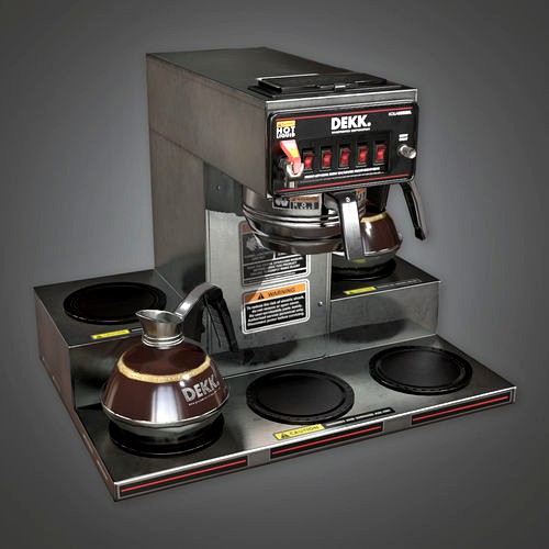 KTC - Restaurant Coffee Heater and Drip  - PBR Game Ready