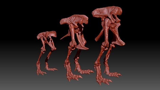 Spinosaurus  Tyrannosaurus  Giganotosaurus Hip Leg Skeletons Set
