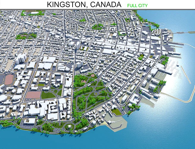 Kingston City in Canada 50km