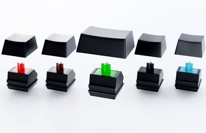 Mechanical Keys for a Keyboard - Keycaps and Switches
