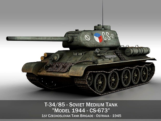 T-34 85 - Soviet medium tank - CS673