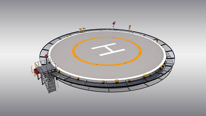 Circular Heliport