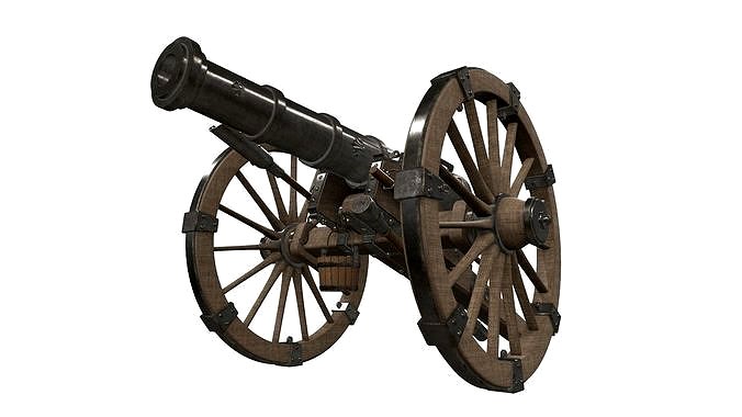 Medieval pirate cannon 1
