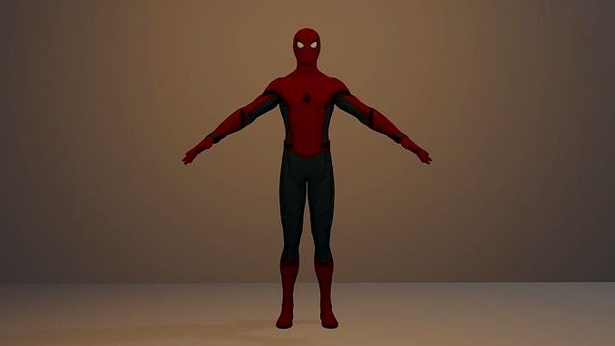 Spiderman MCU 3D MODEL RIGGED