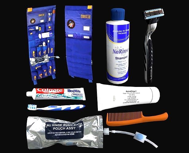 Astronaut Hygiene Kit Low Poly