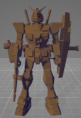 RX-78-2 Gundam  3D print model | 3D