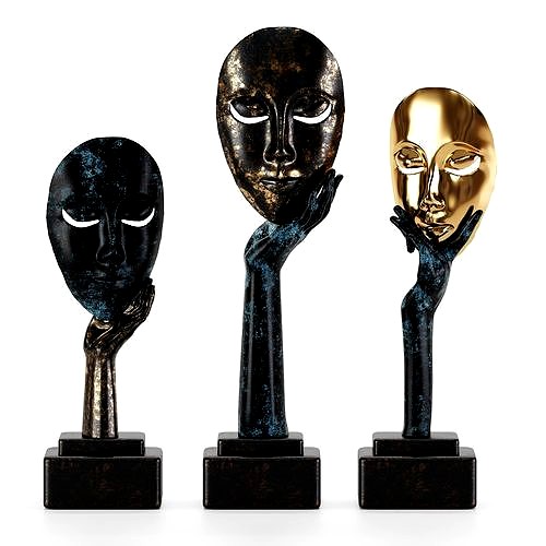 Thinkers Resin Figurines Art Decor