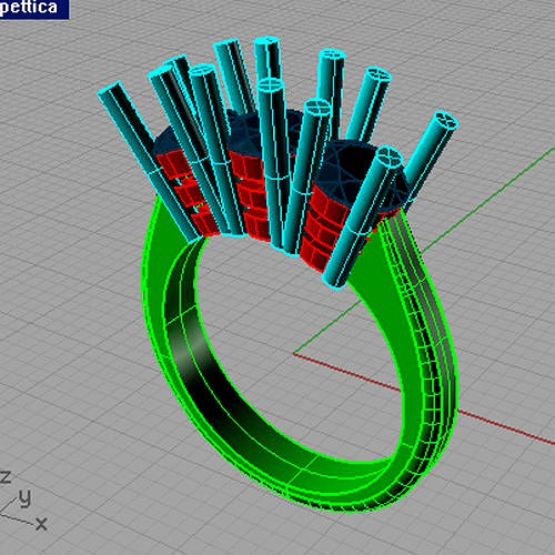 Jewelry Triology Ring Anello trilogy TR35 | 3D