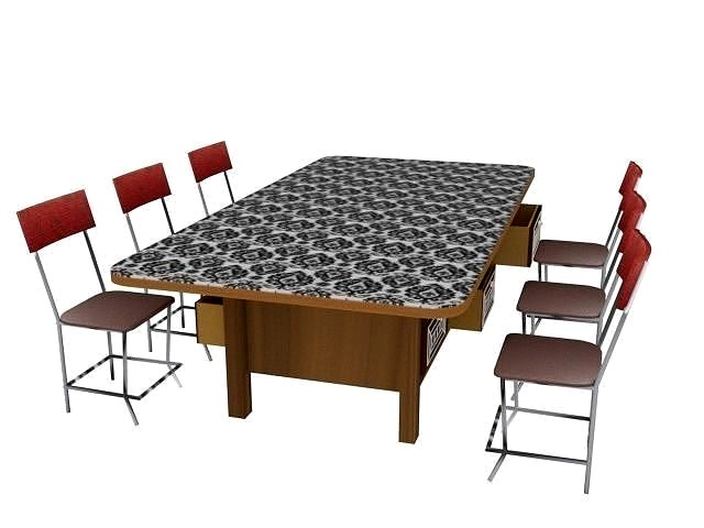 modern kitchen table and chair