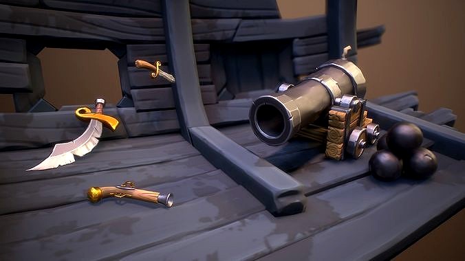 Pirates Story - Weapons Pack