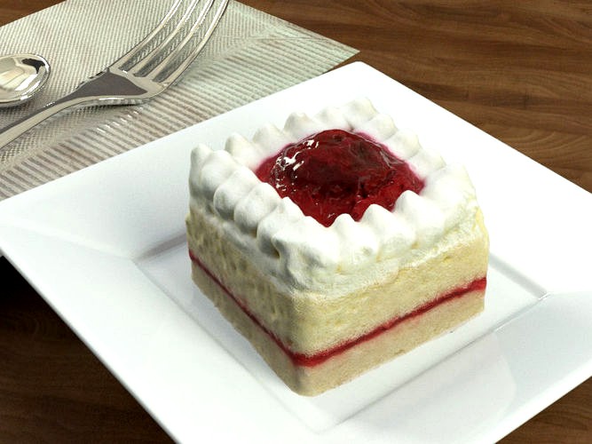 Cake Cherry Strawberry