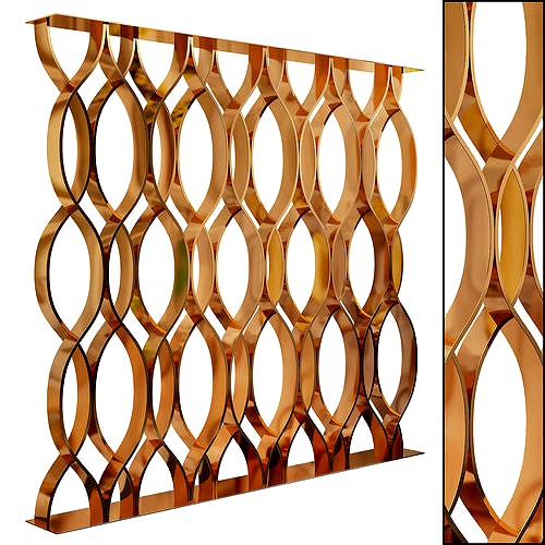 Decorative partition set 55