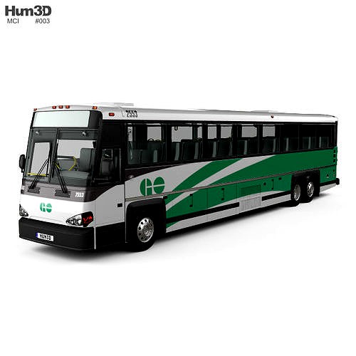 MCI D4500 CT Transit Bus with HQ interior 2008