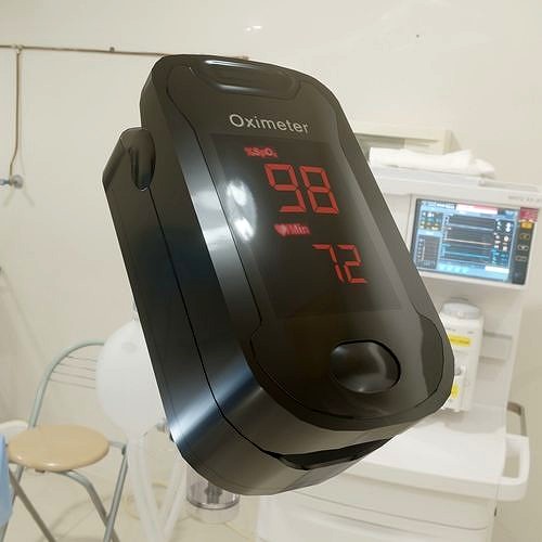 Finger Pulse Oximeter Heart Rate Monitor