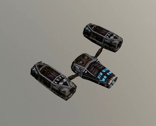 Low poly Modular Space Ships v1
