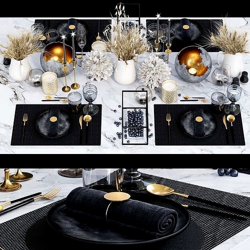 Luxury table setting