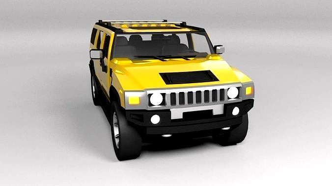 HUMMER H2 LOWPOLY