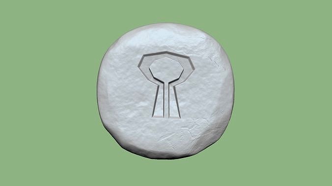 Nature Rune - Runescape - STL Keychain | 3D