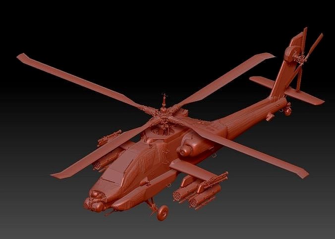 AH-64 helicopter gunships