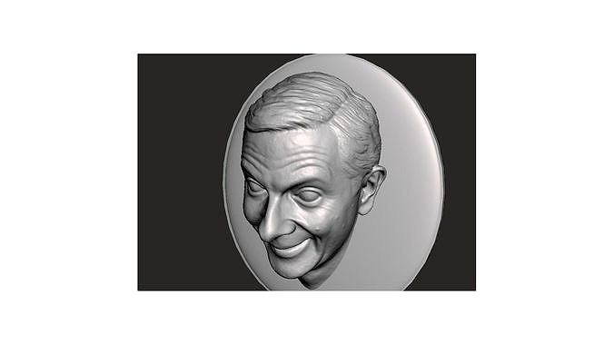Fridge Magnets Mr Bean Head | 3D