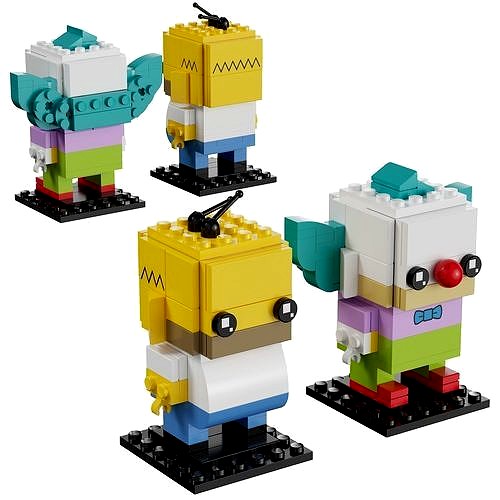 Lego BrickHeadz - 41632 Homer Simpson and Krusty the Clown