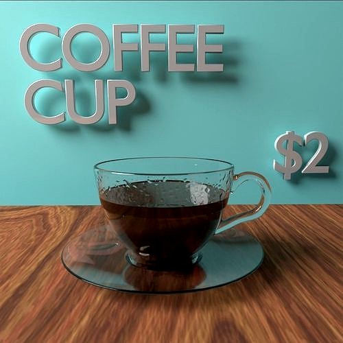3D Coffee cup model