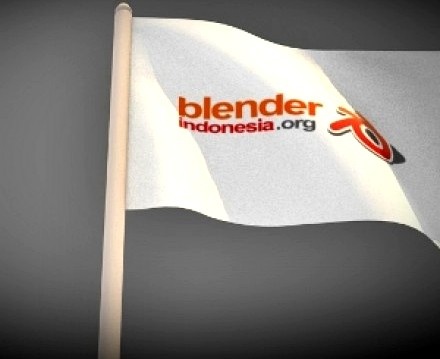 Blendera [blowing flag ]
