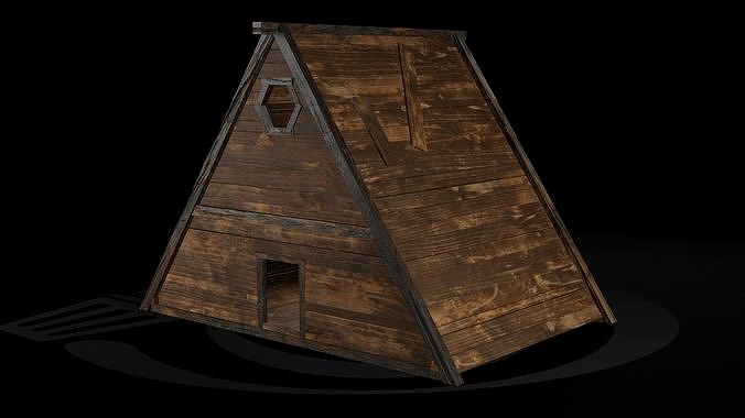 AAA Wooden Enterable Medieval Primal Thatched Cottage Hut 10 R