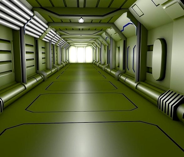 scifi corridor