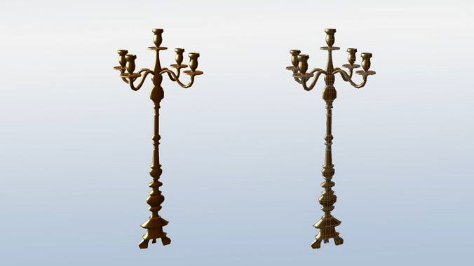 Candle Stand with Multiple LODs
