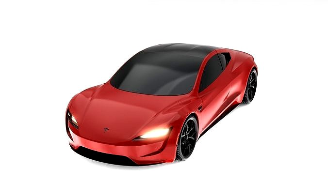 Tesla Roadster CGI 3D Model