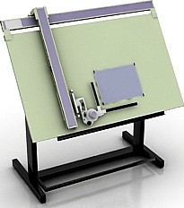 Drawing board 3D Model