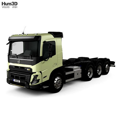 Volvo FMX Day Cab Chassis Truck 4-axle 2020