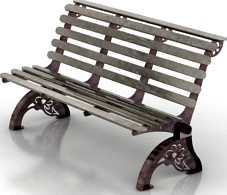 Bench 3D Model