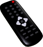 TV Remote 3D Model