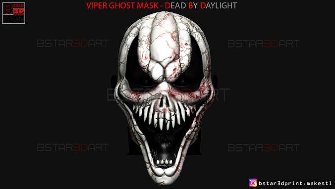 The Viper Ghost Face Mask - Dead by Daylight | 3D