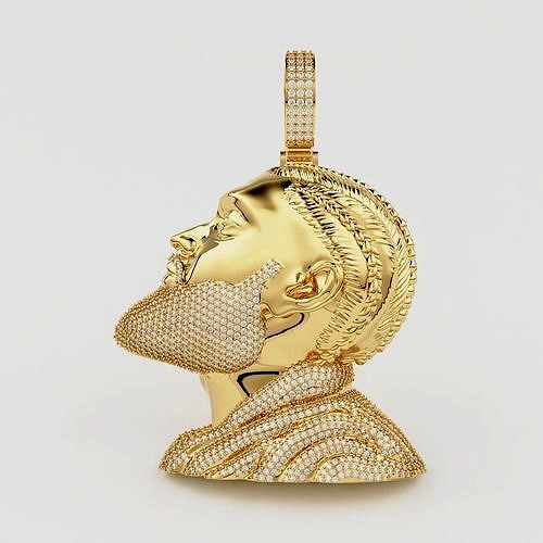 Nipsey Hussle Pendant | 3D