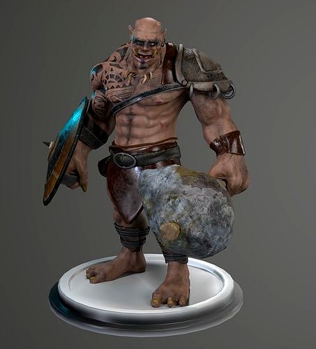 Orc fantasy Game ready Character
