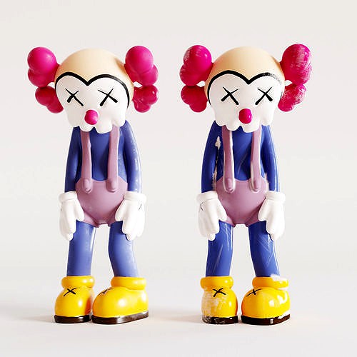 Kaws Clown for visualisation